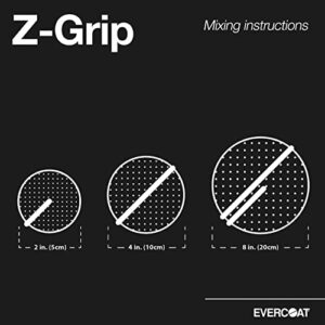 Evercoat Z-Grip Lightweight Body Filler for Aluminum, Fiberglass & More - 128 Fl Oz