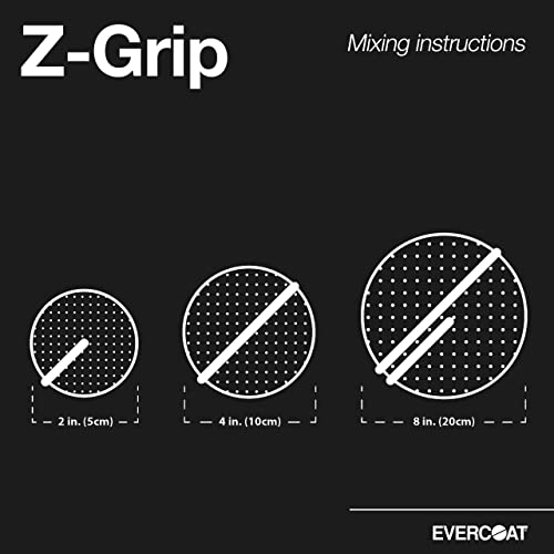 Evercoat Z-Grip Lightweight Body Filler for Aluminum, Fiberglass & More - 128 Fl Oz