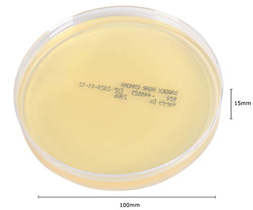 Emmon's Sabdex (Sabouraud Dextrose) Agar, for The Culturing of Fungi and Yeast, Deep Fill, 15x100mm Plate, Order by The Package of 10, by Hardy Diagnostics