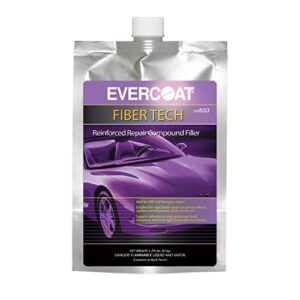 evercoat fiber tech reinforced repair compound for galvanized steel, aluminum, and more – 814 grams