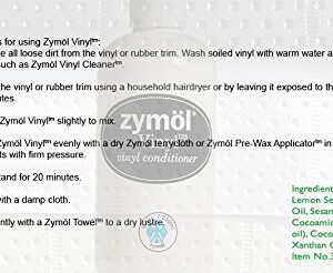 Zymol Vinyl Conditioner, 8 Ounces