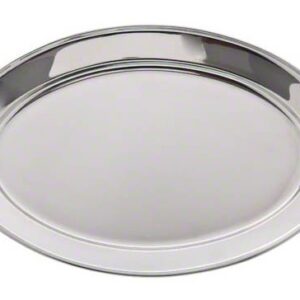 Update International (OP-16) 15 3/4" x 10 1/2" Oval Stainless Steel Platter