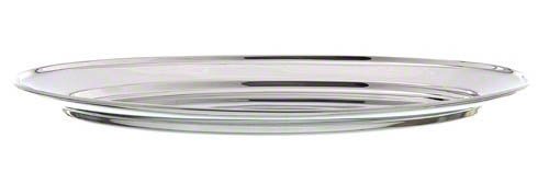 Update International (OP-16) 15 3/4" x 10 1/2" Oval Stainless Steel Platter