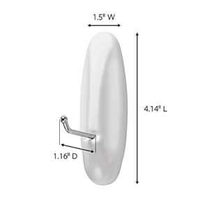 Command 17069 Wire, Large, White, 1-Hook (17069ES)