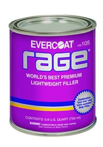 evercoat 105 rage premium lightweight body filler – 0.8 us quart (750 ml)