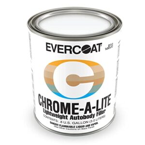 evercoat chrome-a-lite body filler for aluminum, fiberglass, galvanized steel, and more – 128 fl oz