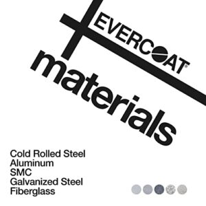 Evercoat Chrome-A-Lite Body Filler for Aluminum, Fiberglass, Galvanized Steel, and More - 128 Fl Oz