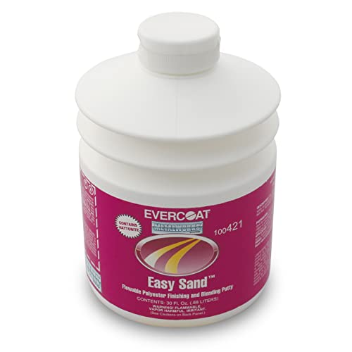 Evercoat Easy Sand Polyester Finishing & Blending Putty for Steel, Fiberglass & More - 30 Fl Oz