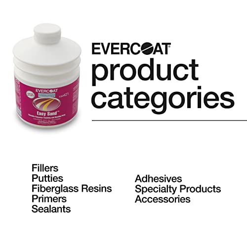 Evercoat Easy Sand Polyester Finishing & Blending Putty for Steel, Fiberglass & More - 30 Fl Oz