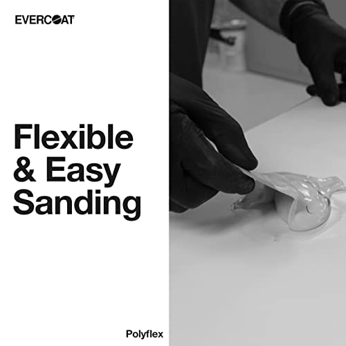 Evercoat Poly-Flex Flexible Polyester Glazing Putty for Spot Filling and Skim Coating - 30 Fl Oz