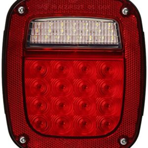 Grote G5082-5 Hi Count LED Stop Tail Turn Light (RH without Sidemarker), Red