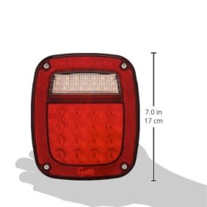 Grote G5082-5 Hi Count LED Stop Tail Turn Light (RH without Sidemarker), Red