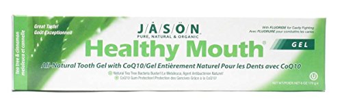 Jason Natural Products Healthy Mouth Plus CoQ10 Gel Toothpaste, 6 Ounce - 6 per case.