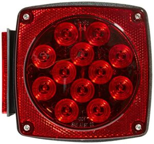 grote 51992 red submersible led trailer lighting kit (replacement lh stop tail turn)