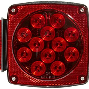 Grote 51992 Red Submersible LED Trailer Lighting Kit (Replacement LH Stop Tail Turn)