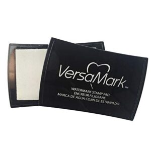 Tsukineko VM000001 Full-Size VersaMark Pigment Inkpad, 3-Inch X 2-Inch, Clear