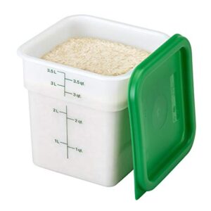 Cambro White Poly 4 Qt Cam-Square Container