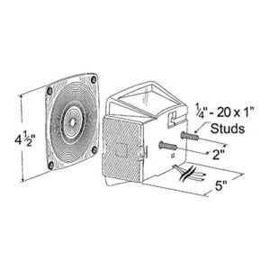 Grote 53672 Submersible Trailer Lighting Kit (LH Stop Tail Turn Replacement)