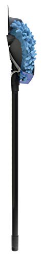 Carrand 93210 Long Chenille Microfiber Wash Mop with 48" Extension Pole , Black