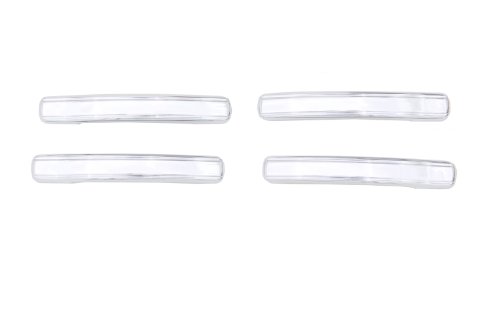 Auto Ventshade 685406 Chrome Door Lever Covers (Handle Only), 4-Door Set for 1999-2006 Silverado & Sierra 1500, Suburban, Tahoe, Yukon | 1999-2004 Silverado & Sierra 2500 | 2001-2006 Silverado & Sierra 2500HD, 3500 | 2002-2006 Avalanche 2500 & 2006 Avalan