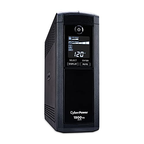 CyberPower CP1500AVRLCD Intelligent LCD UPS System, DISCONTINUED * SEE NEW UPDATED MODEL CP1500AVRLCD3 *