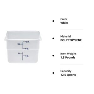 CamSquare Food Container 12 Quart White