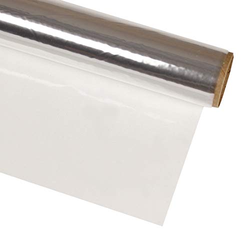 Hygloss Products Cellophane Roll Wrap in Easy Cutter Box for Crafts, Gifts, and Baskets - 20 Inches x 100 Feet, Clear
