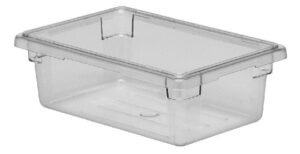 cambro camwear food box, 12 by 18 by 6-inch, clear