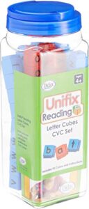 didax educational resources cvc unifix letter cubes (set of 90)