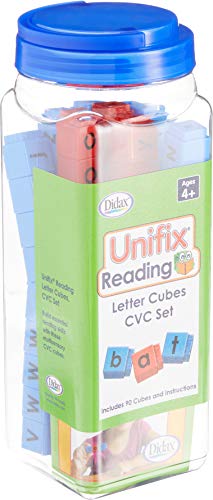 Didax Educational Resources CVC Unifix Letter Cubes (Set of 90)