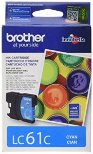 brother 739233 lc 61 cyan ink cartridge standard (lc61cs)
