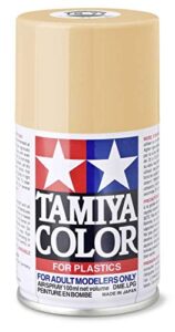 tamiya america, inc spray lacquer ts-77 flat flesh 2, tam85077