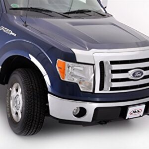 Auto Ventshade [AVS] Aeroskin Chrome Hood Protector | Low Profile, Chrome, 1 pc | 622001 | Fits 2009 - 2014 Ford F-150 (Excludes Raptor Model)