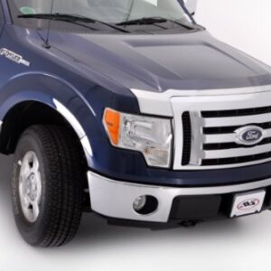 Auto Ventshade [AVS] Aeroskin Chrome Hood Protector | Low Profile, Chrome, 1 pc | 622001 | Fits 2009 - 2014 Ford F-150 (Excludes Raptor Model)