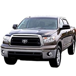 Auto Ventshade [AVS] Aeroskin Hood Protector | Flush Mount, Dark Smoke | 322007 | 2007 - 2022 Toyota Tundra, Sequoia