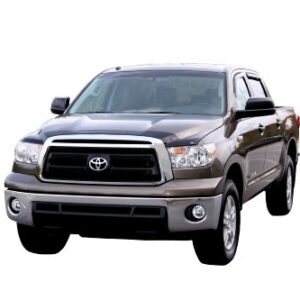 Auto Ventshade [AVS] Aeroskin Hood Protector | Flush Mount, Dark Smoke | 322007 | 2007 - 2022 Toyota Tundra, Sequoia