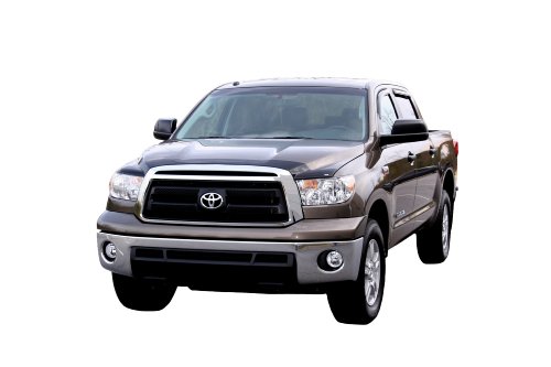 Auto Ventshade [AVS] Aeroskin Hood Protector | Flush Mount, Dark Smoke | 322007 | 2007 - 2022 Toyota Tundra, Sequoia