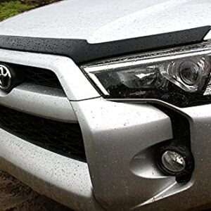 Auto Ventshade [AVS] Aeroskin Hood Protector | Flush Mount, Dark Smoke | 322007 | 2007 - 2022 Toyota Tundra, Sequoia