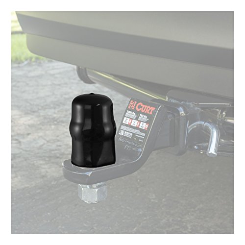 CURT 21801 Black Rubber Trailer Hitch Ball Cover, 1-7/8 or 2-Inch Diameter