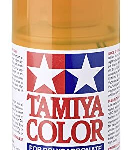 Tamiya USA TAM86043 PS-43 Translucent Orange Polycarbonate Spray Paint 100mL