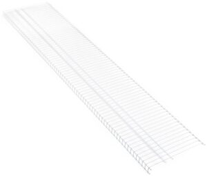 closetmaid 4717 superslide wire shelf, 72 by 12-inch, white