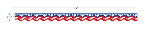 Teacher Created Resources Patriotic Border Trim, Multi Color (4158)