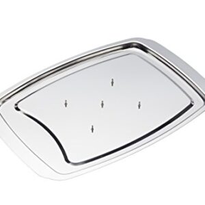 MasterClass Spiked Carving Tray, Stainless Steel, Silver, 38 x 26.5cm