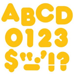 trend enterprises, inc. gold 2″ casual uppercase ready letters