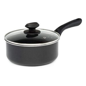 ecolution artistry non-stick cookware, 3 qt capacity, 17 in l x 15 in w x 9 in h, black