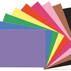 Prang (Formerly SunWorks) Construction Paper, 10 Assorted Colors, 12" x 18", 100 Sheets