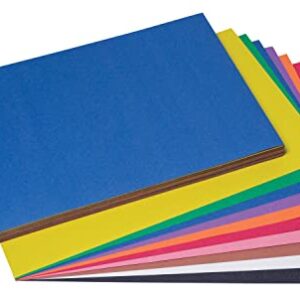 Prang (Formerly SunWorks) Construction Paper, 10 Assorted Colors, 12" x 18", 100 Sheets