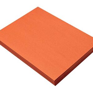 Prang (Formerly SunWorks) Construction Paper, Orange, 9" x 12", 100 Sheets