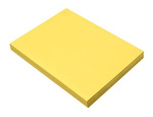 prang (formerly sunworks) construction paper, yellow, 9″ x 12″, 100 sheets