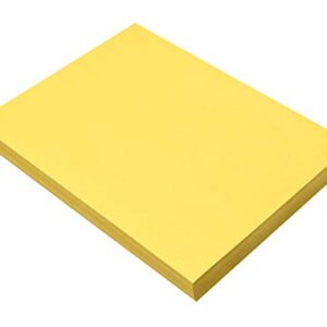 Prang (Formerly SunWorks) Construction Paper, Yellow, 9" x 12", 100 Sheets